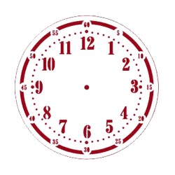 Трафареты для часов - циферблаты